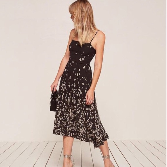 oleander pink tea length dress